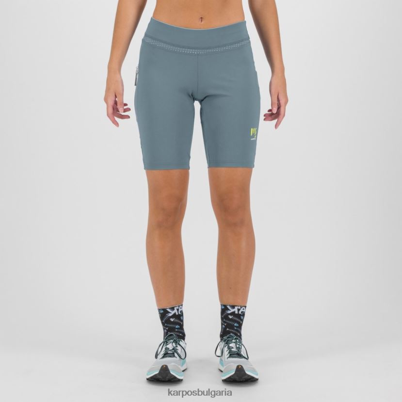 кратко| изворно езеро/аквамарин Жени Karpos непринуден на бермудите FZ08Z1594