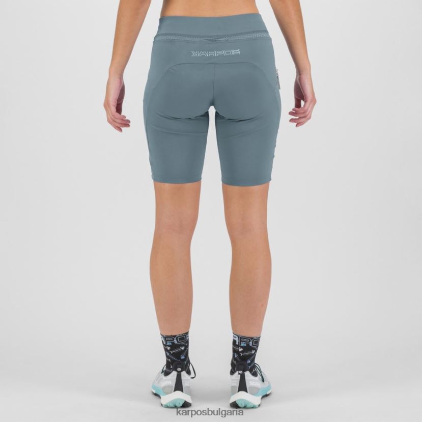 кратко| изворно езеро/аквамарин Жени Karpos непринуден на бермудите FZ08Z1594