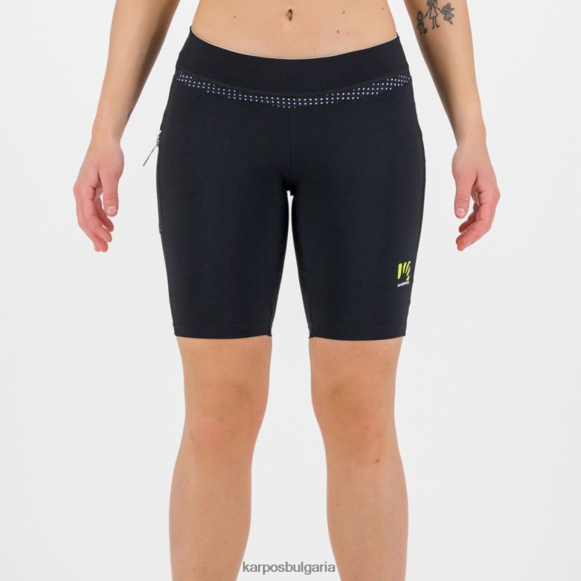 кратко| Черно бяла Жени Karpos непринуден на бермудите FZ08Z1595
