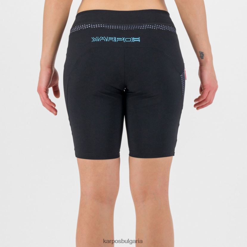 кратко| Черно бяла Жени Karpos непринуден на бермудите FZ08Z1595