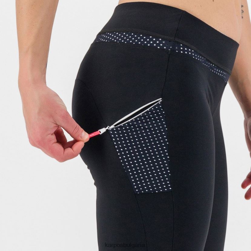 кратко| Черно бяла Жени Karpos непринуден на бермудите FZ08Z1595