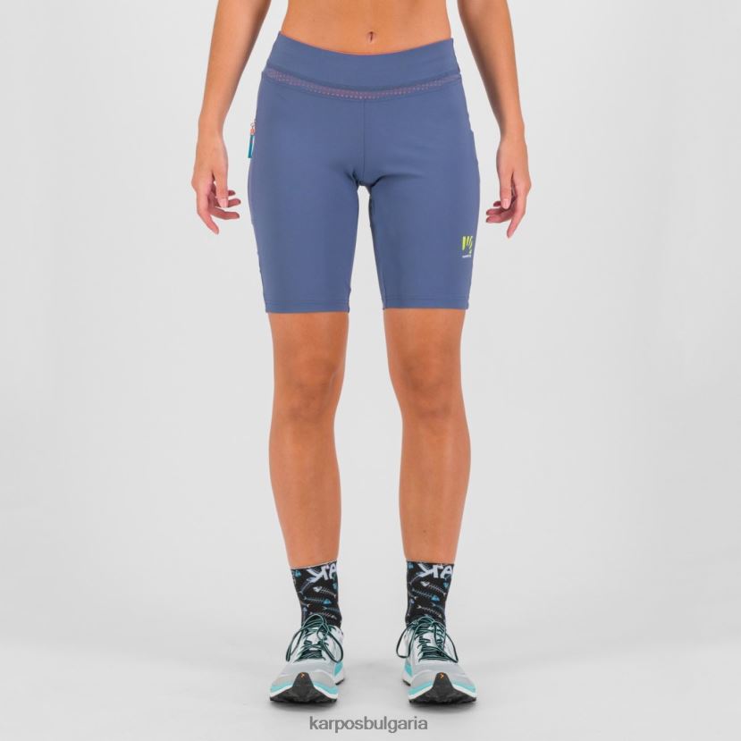 кратко| ретро индиго/горещ корал Жени Karpos непринуден на бермудите FZ08Z1596
