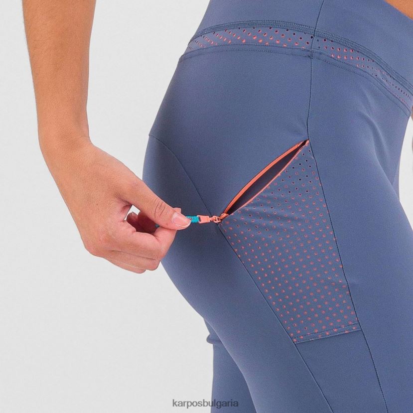 кратко| ретро индиго/горещ корал Жени Karpos непринуден на бермудите FZ08Z1596