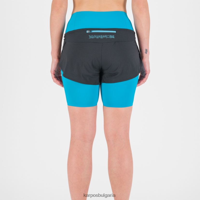 кратко| синя птица/черна Жени Karpos cengia w къс FZ08Z1554