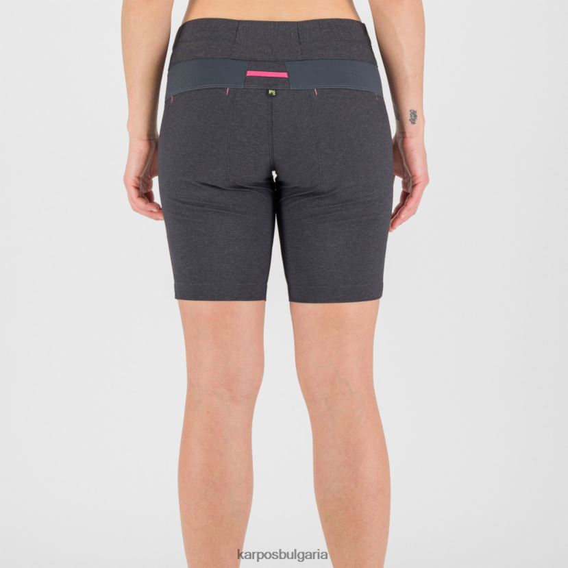 кратко| черно/тъмно сиво Жени Karpos dolada w bermuda FZ08Z1615