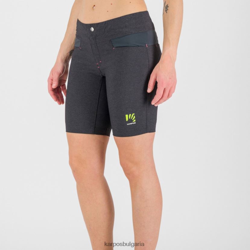 кратко| черно/тъмно сиво Жени Karpos dolada w bermuda FZ08Z1615