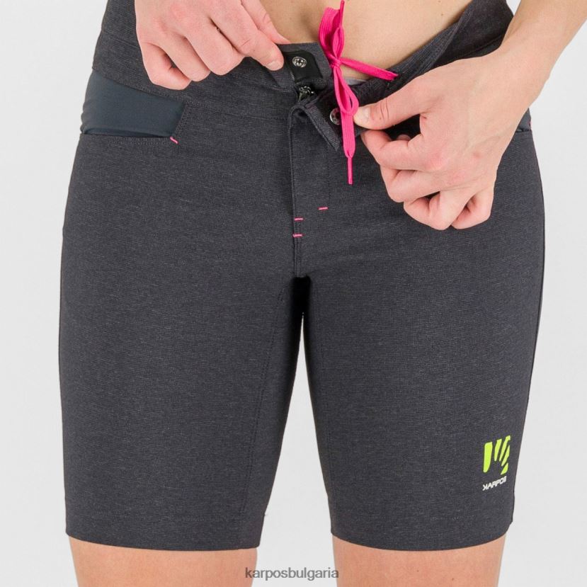 кратко| черно/тъмно сиво Жени Karpos dolada w bermuda FZ08Z1615