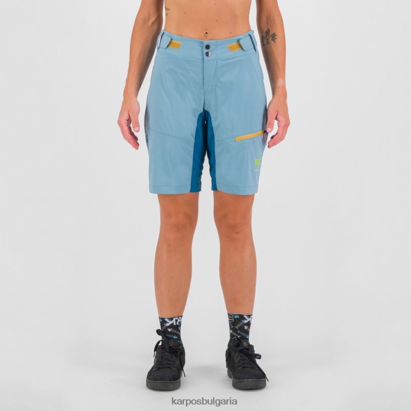 кратко| адриатическо синьо/корсар Жени Karpos val viola w къс FZ08Z1578