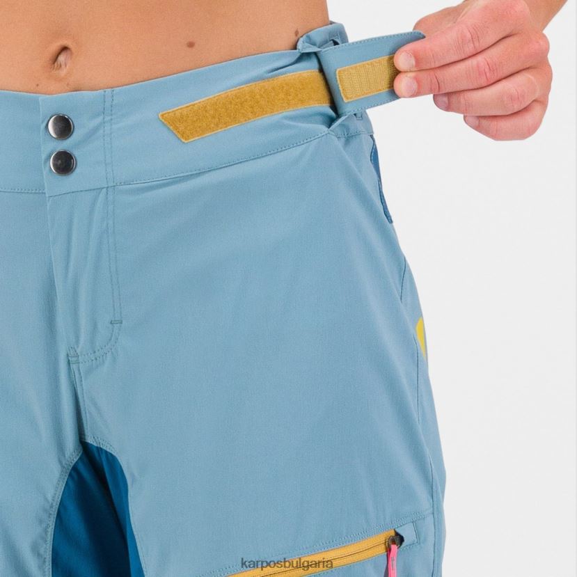 кратко| адриатическо синьо/корсар Жени Karpos val viola w къс FZ08Z1578