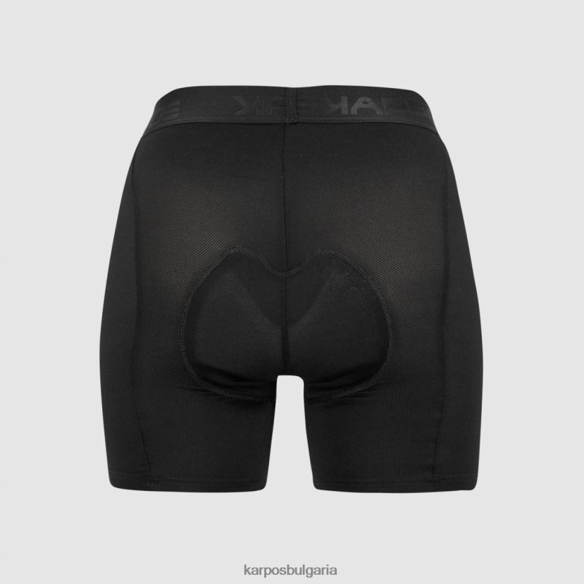кратко| черен Жени Karpos про-технологични вътрешни w шорти FZ08Z1608