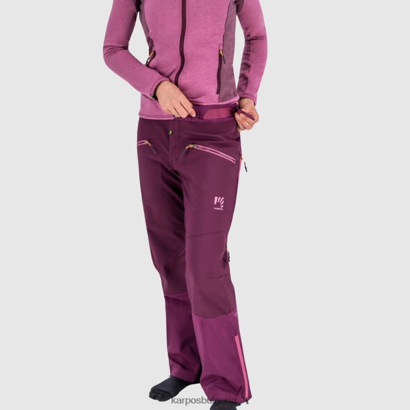 панталон| бял черен Жени Karpos мармолада с панталон FZ08Z1399