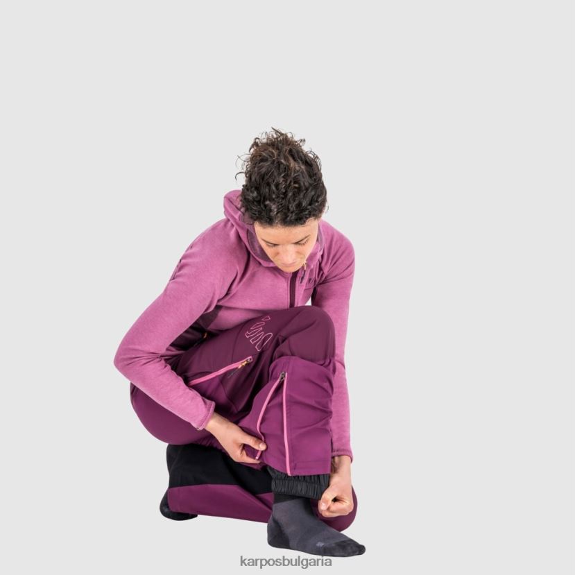 панталон| бял черен Жени Karpos мармолада с панталон FZ08Z1399