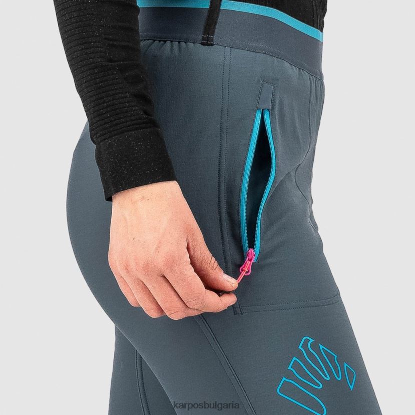 панталон| тъмен шисти/син атол Жени Karpos федера с панталон FZ08Z1427