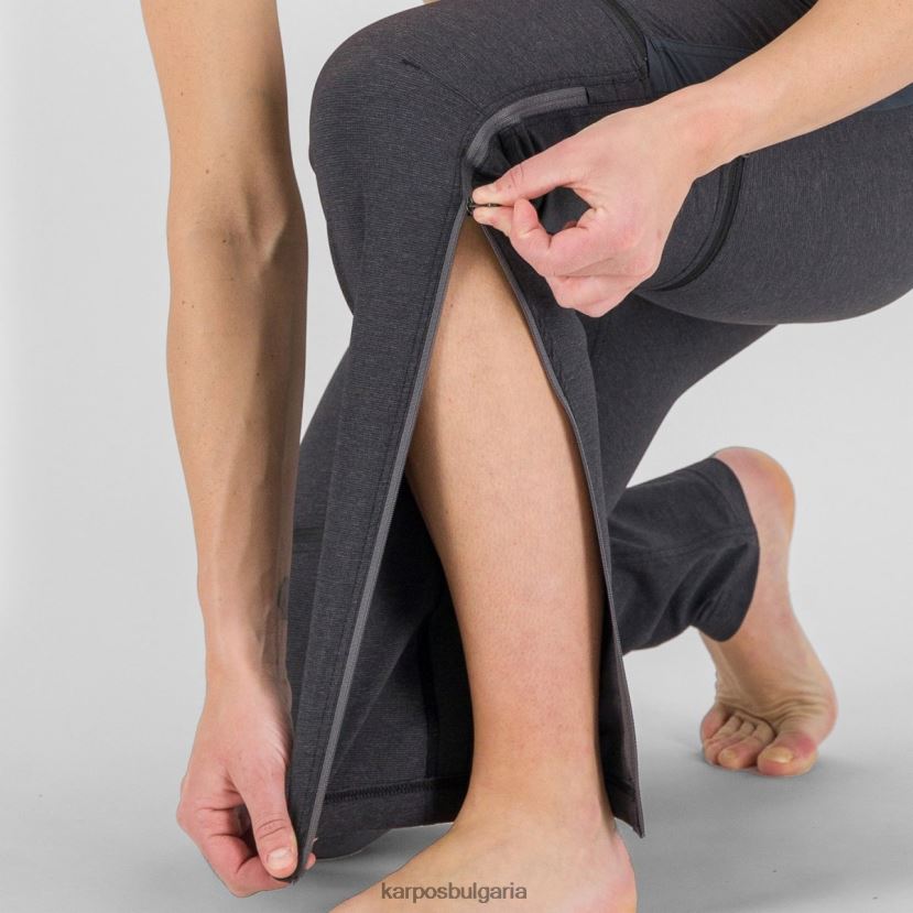 панталон| черно/тъмно сиво Жени Karpos Санта Кроче с панталон с цип FZ08Z1429