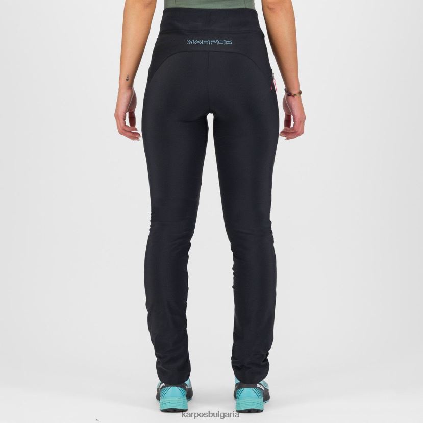 панталон| черен розов флуо Жени Karpos лесен зимен панталон FZ08Z1518