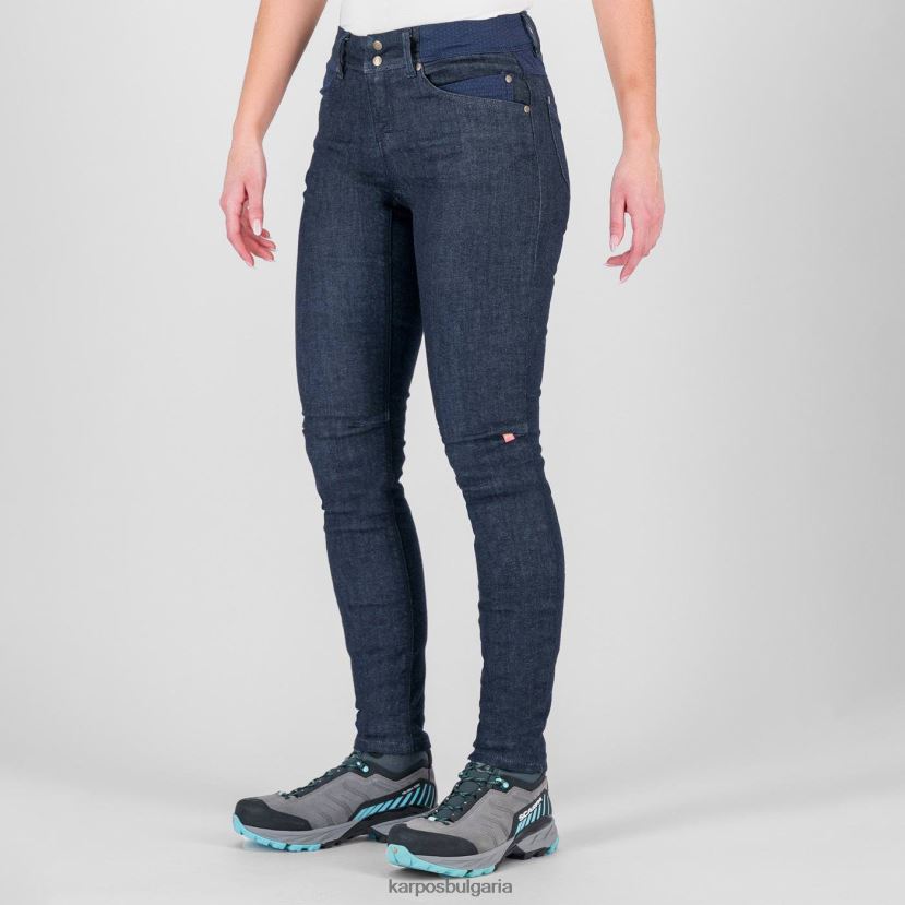 панталон| сини дънки Жени Karpos панталон carpino evo w FZ08Z1487