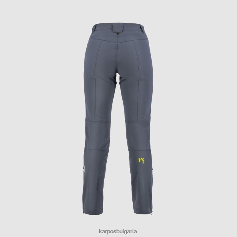 панталон| черно тъмно сиво Жени Karpos cevedale evo w панталон FZ08Z1436