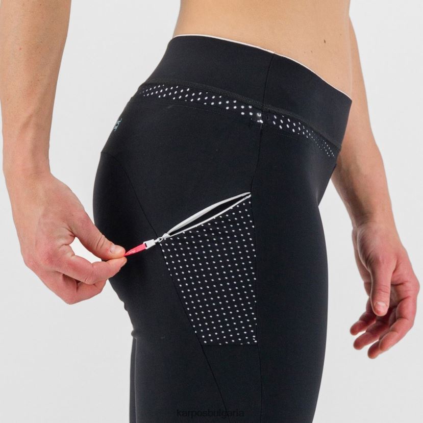 панталон| Черно бяла Жени Karpos лесен w панталон FZ08Z1533