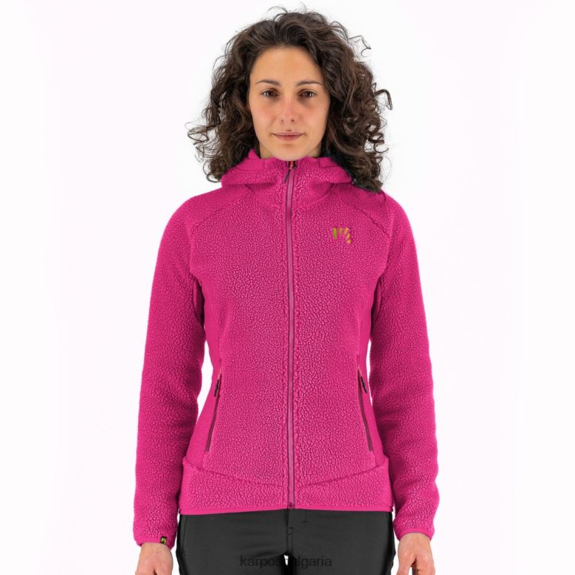 руно| кабаре Жени Karpos Суичър от 80-те с полар FZ08Z1115