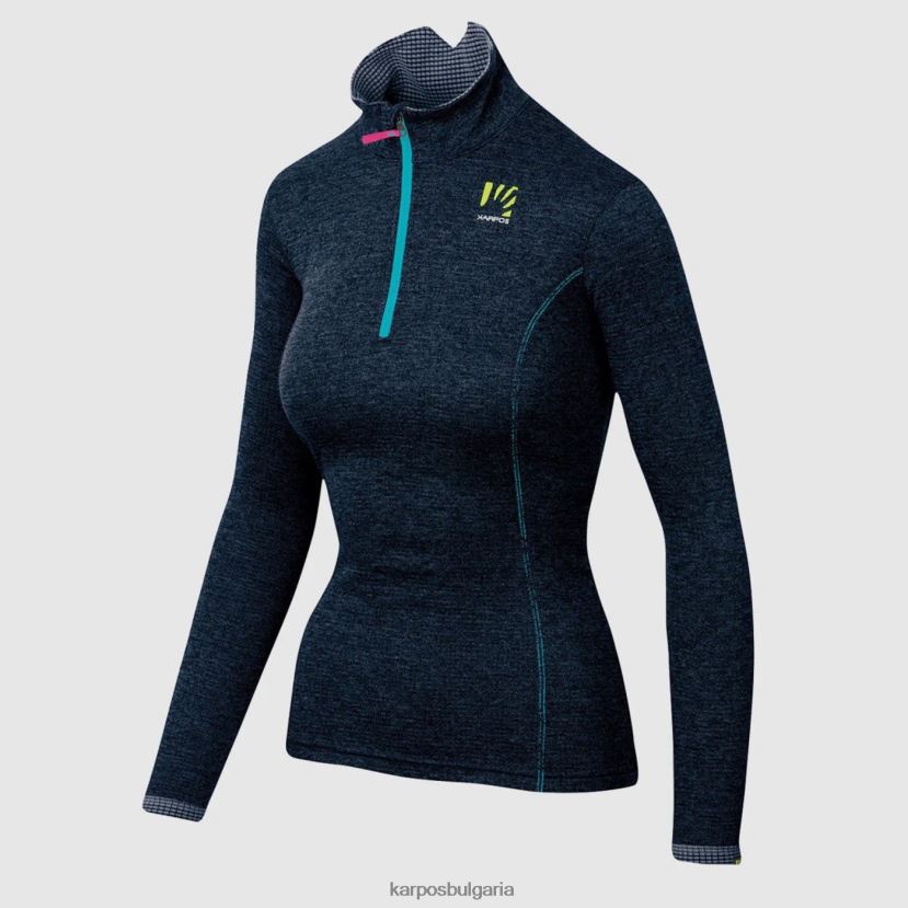 руно| небесен капитан Жени Karpos пицоко с половин цип FZ08Z1206