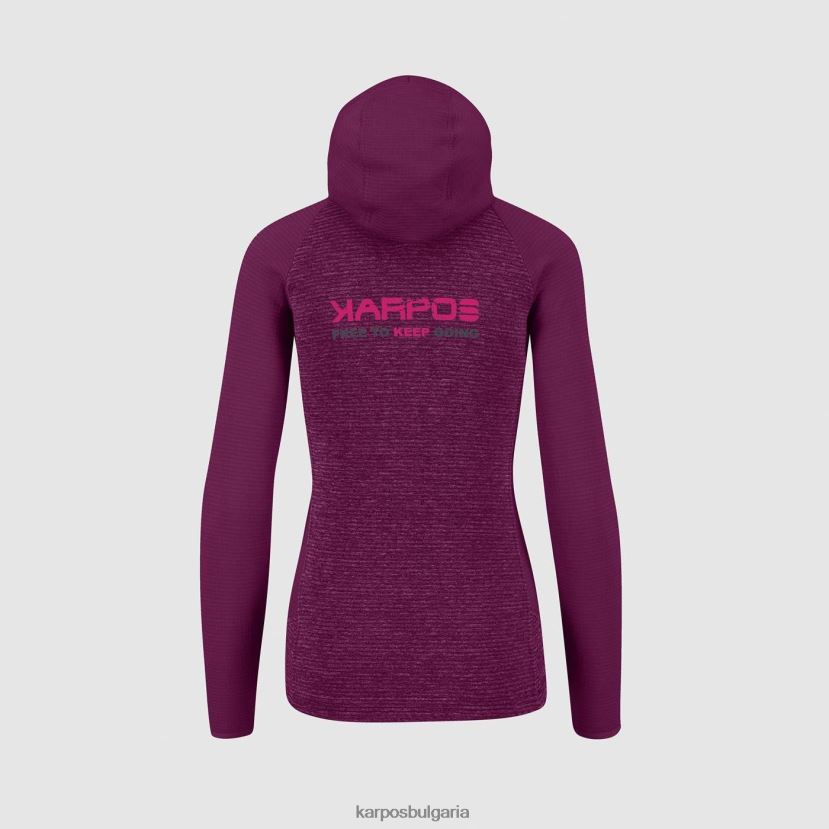 руно| момченце Жени Karpos camoscio с качулка с цял цип FZ08Z1121