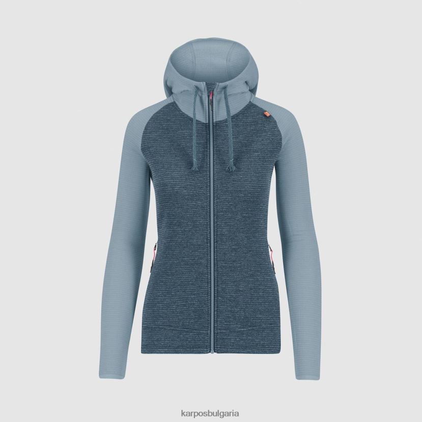 руно| Берингово море/планински извор Жени Karpos camoscio с качулка с цял цип FZ08Z1122