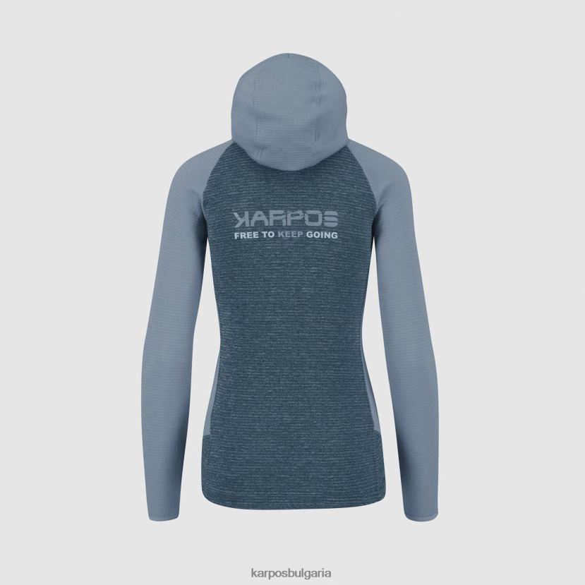 руно| Берингово море/планински извор Жени Karpos camoscio с качулка с цял цип FZ08Z1122