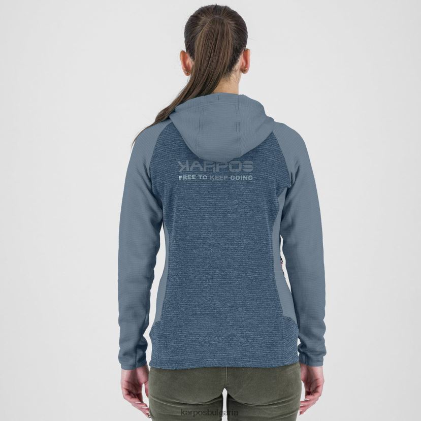 руно| Берингово море/планински извор Жени Karpos camoscio с качулка с цял цип FZ08Z1122