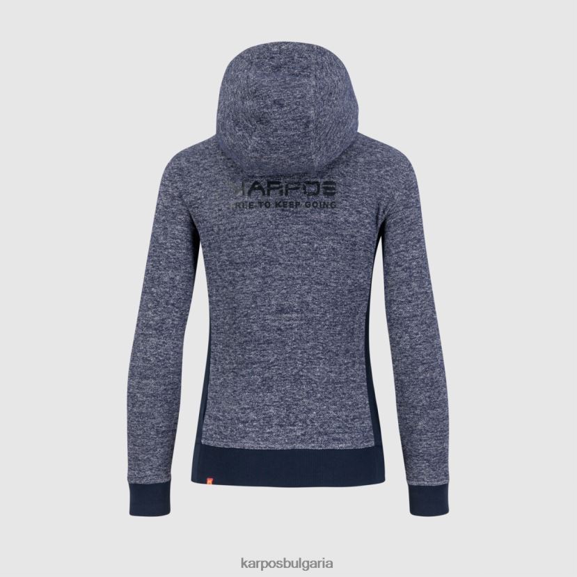 руно| небесен капитан меланж Жени Karpos totoga коноп с качулка с пълен цип FZ08Z1119