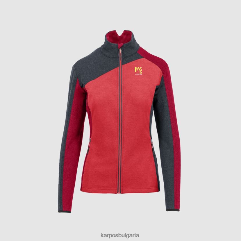 руно| коледна звезда/индийско мастило/шут re Жени Karpos federa с пълен цип и полар FZ08Z1183