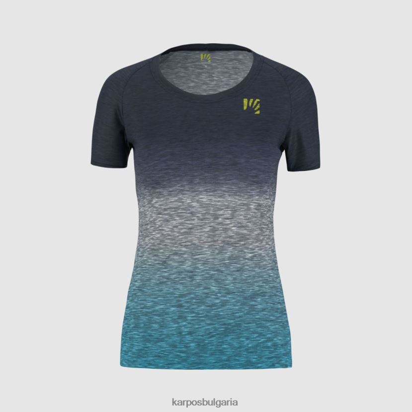 тениска| небесен капитан/син атол Жени Karpos прато пиаца с фланелка FZ08Z1267