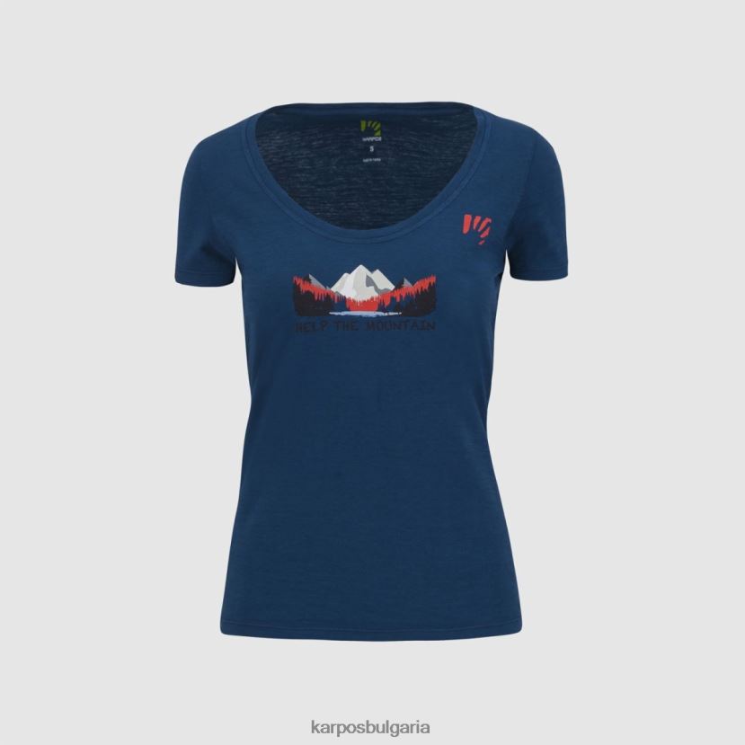 тениска| гибралтарско море Жени Karpos амбрета с тениска FZ08Z1319