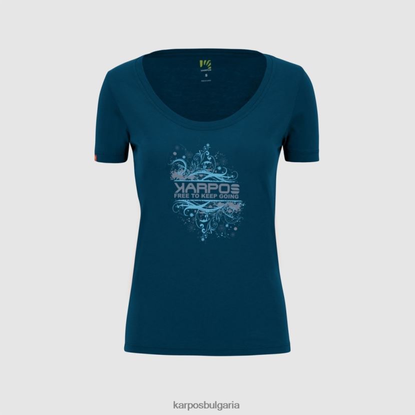 тениска| гибралтарско море Жени Karpos минзухар с тениска FZ08Z1329