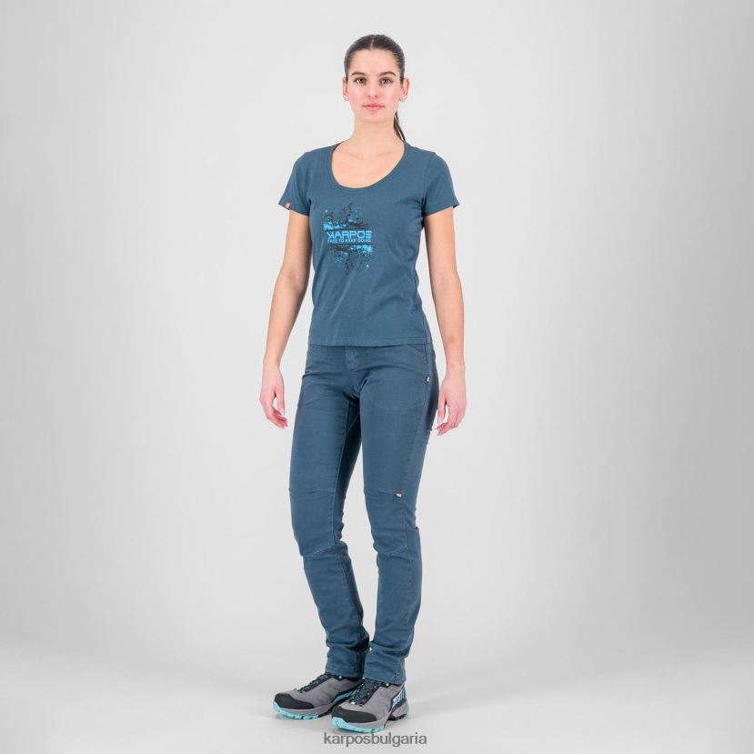 тениска| полунощ Жени Karpos минзухар с тениска FZ08Z1334