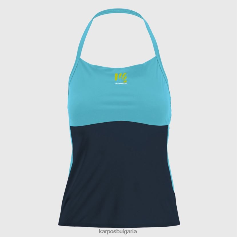 тениска| небесен капитан/син атол Жени Karpos спокойно слънце с топ FZ08Z1337