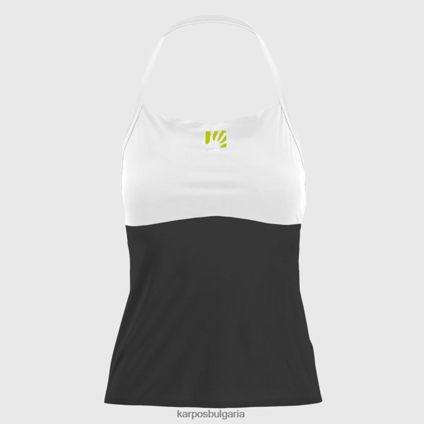 тениска| Черно бяла Жени Karpos спокойно слънце с топ FZ08Z1340