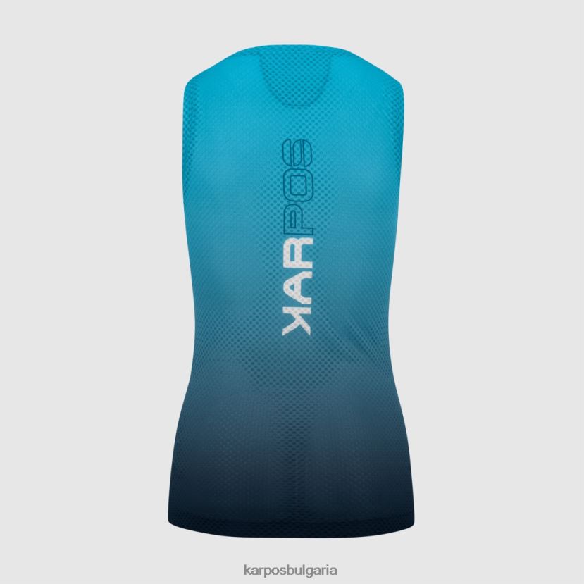 тениска| небесен капитан/син атол Жени Karpos Verve mesh w без ръкави FZ08Z1351