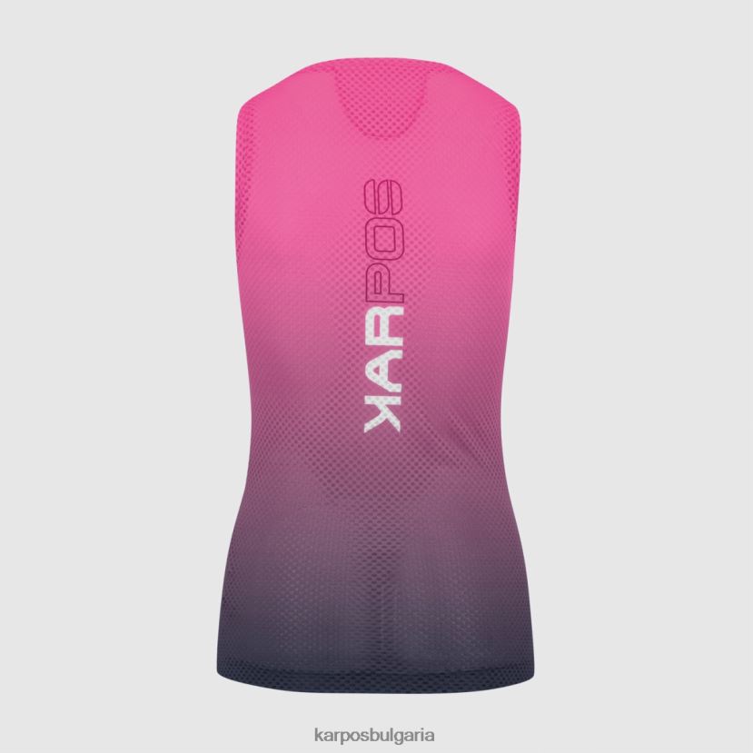 тениска| омбре синьо/кабаре Жени Karpos Verve mesh w без ръкави FZ08Z1352