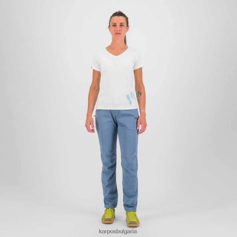 тениска| бяло Жени Karpos astro alpino w тениска FZ08Z1363