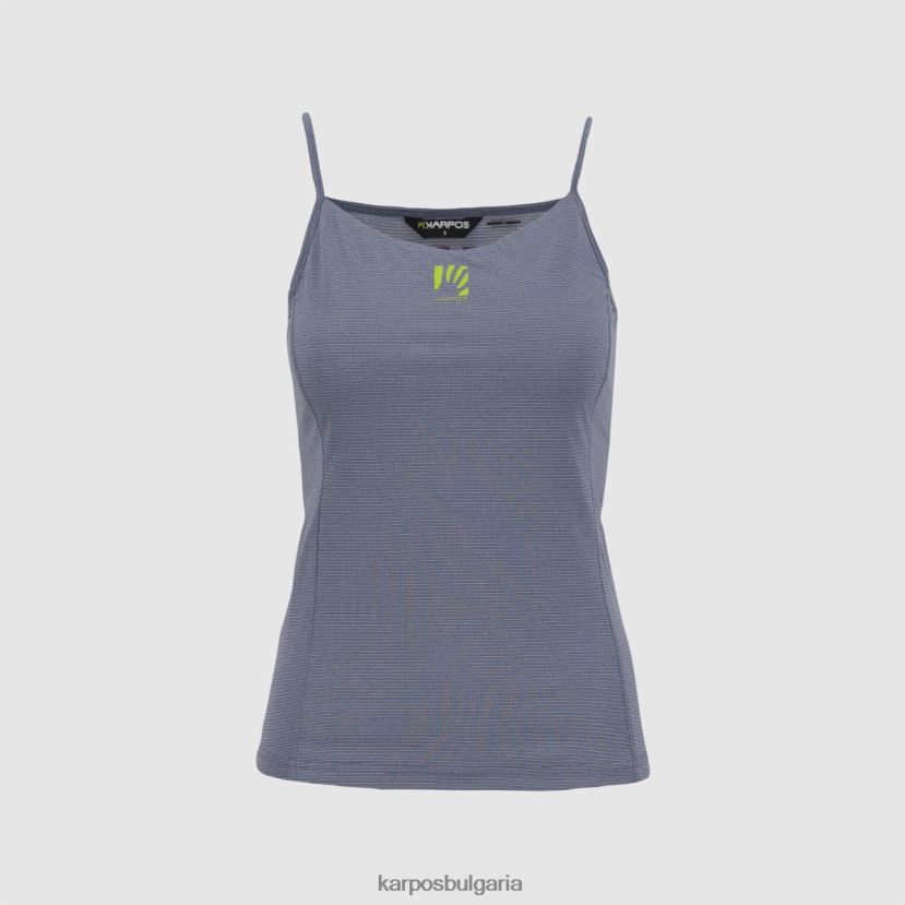 тениска| ретро индиго/горещ корал Жени Karpos bull sun evo w top FZ08Z1345