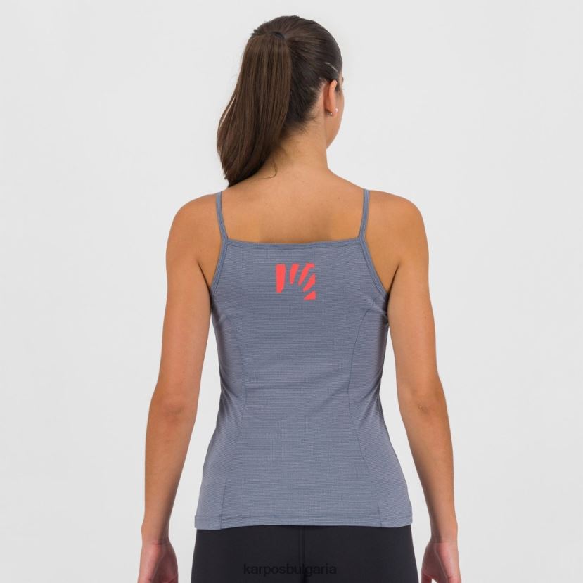 тениска| ретро индиго/горещ корал Жени Karpos bull sun evo w top FZ08Z1345