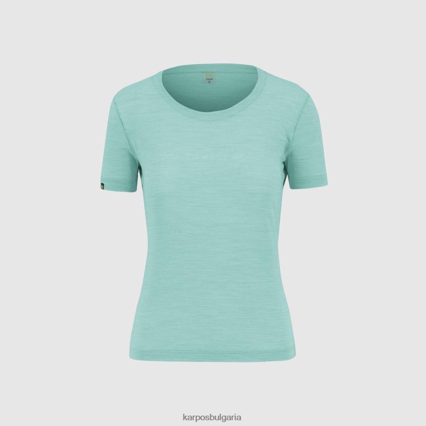 тениска| аква небе Жени Karpos мериносова тениска easyfrizz FZ08Z1244