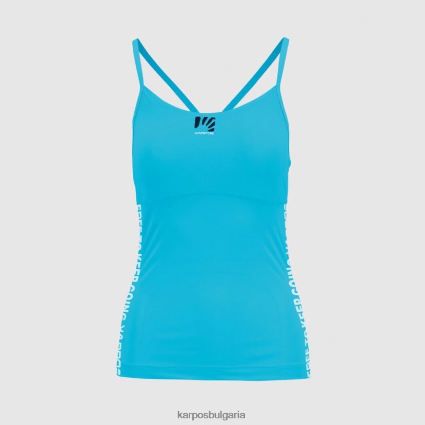 тениска| син атол/капитан на небето Жени Karpos easyfrizz с топ FZ08Z1285
