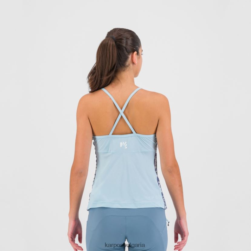 тениска| аквамарин Жени Karpos easyfrizz с топ FZ08Z1286