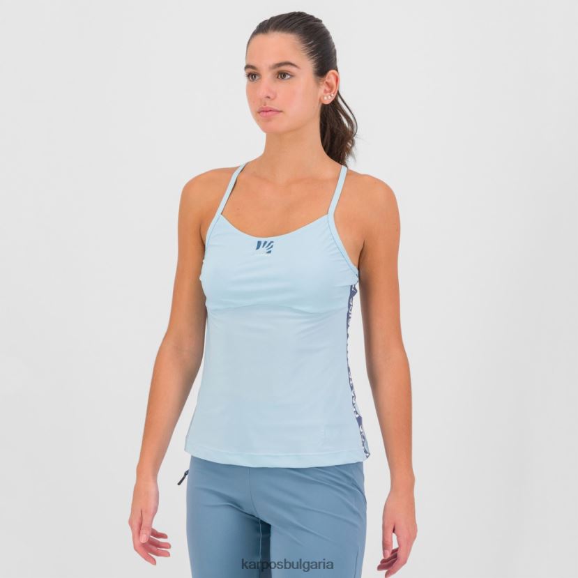 тениска| аквамарин Жени Karpos easyfrizz с топ FZ08Z1286