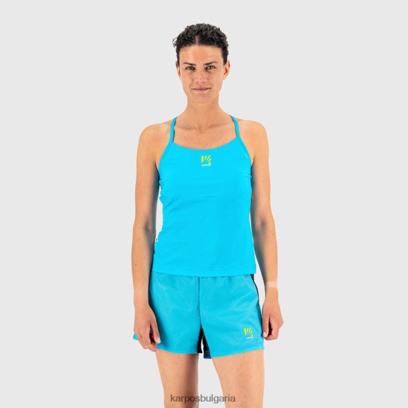 тениска| малиново излъчване/кабаре Жени Karpos easyfrizz с топ FZ08Z1287