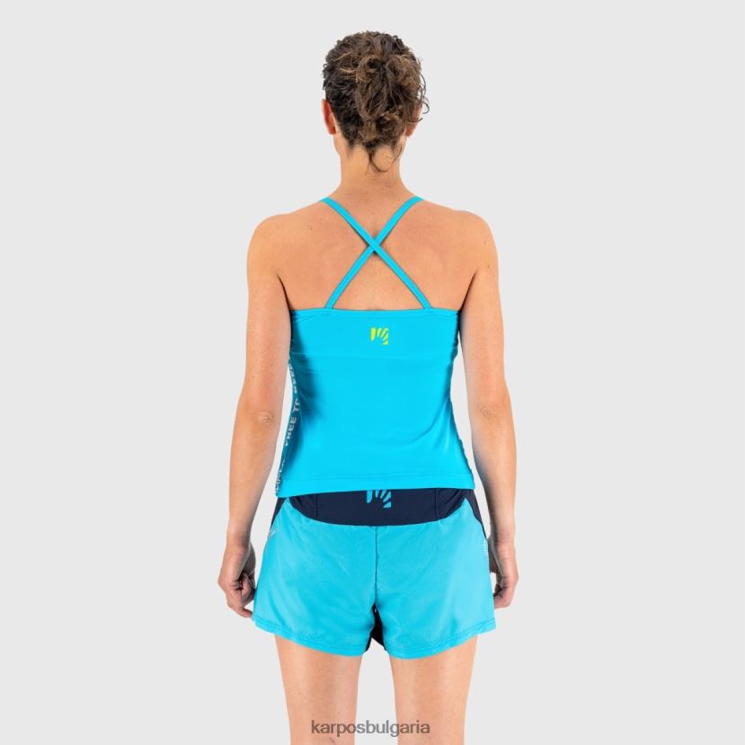 тениска| бял черен Жени Karpos easyfrizz с топ FZ08Z1289