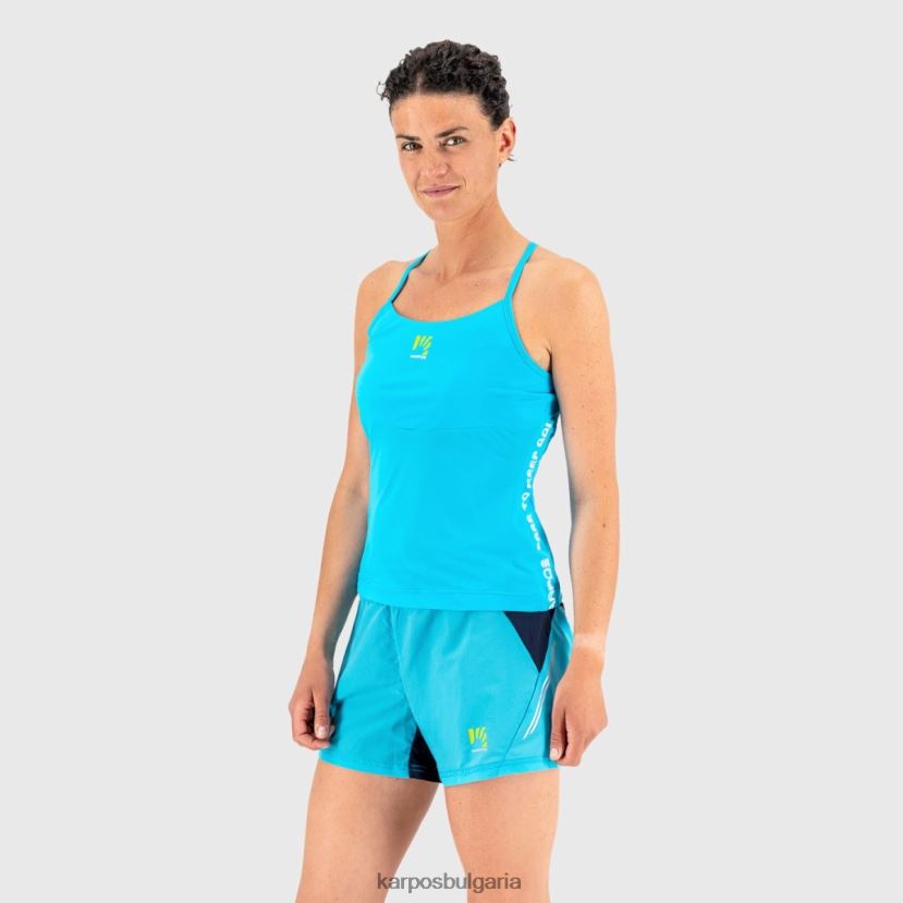 тениска| бял черен Жени Karpos easyfrizz с топ FZ08Z1289