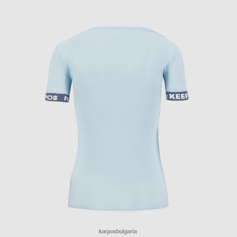 тениска| аквамарин/винтидж индиго Жени Karpos easyfrizz w тениска FZ08Z1274