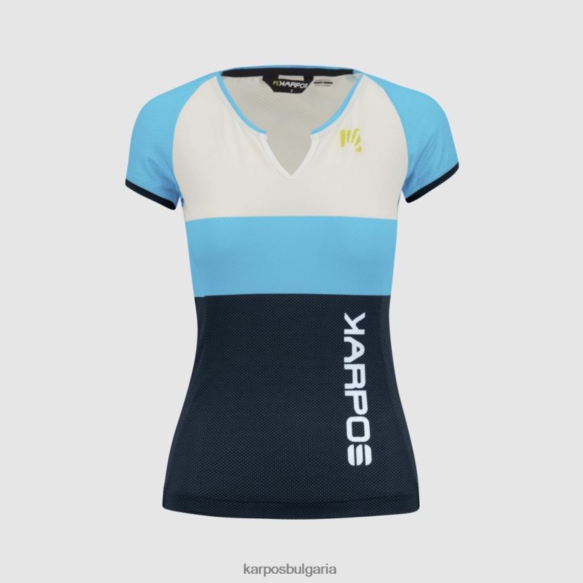 тениска| син атол/бял/капитан на небето Жени Karpos преместен evo w трико FZ08Z1245